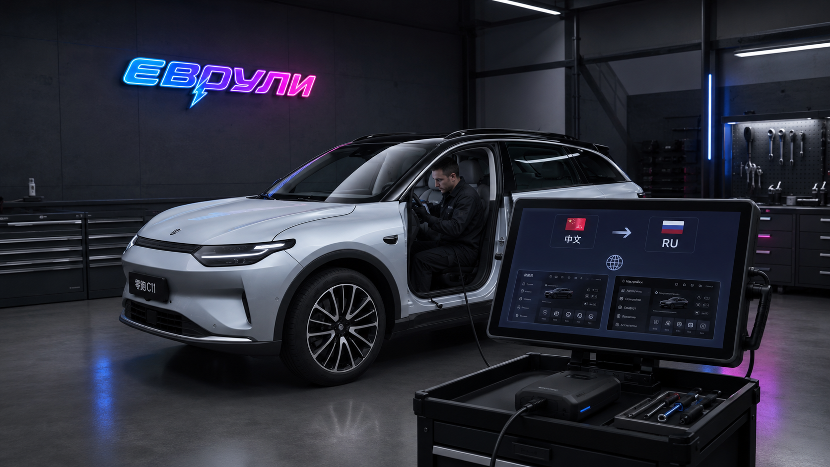 Русификация Leapmotor C11