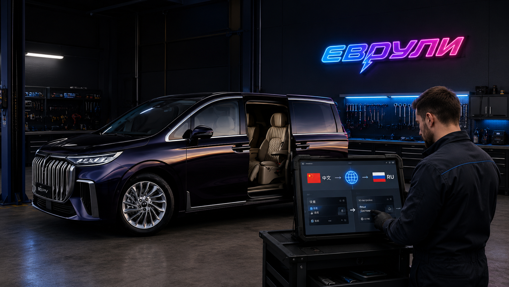 Русификация Voyah Dreamer MPV