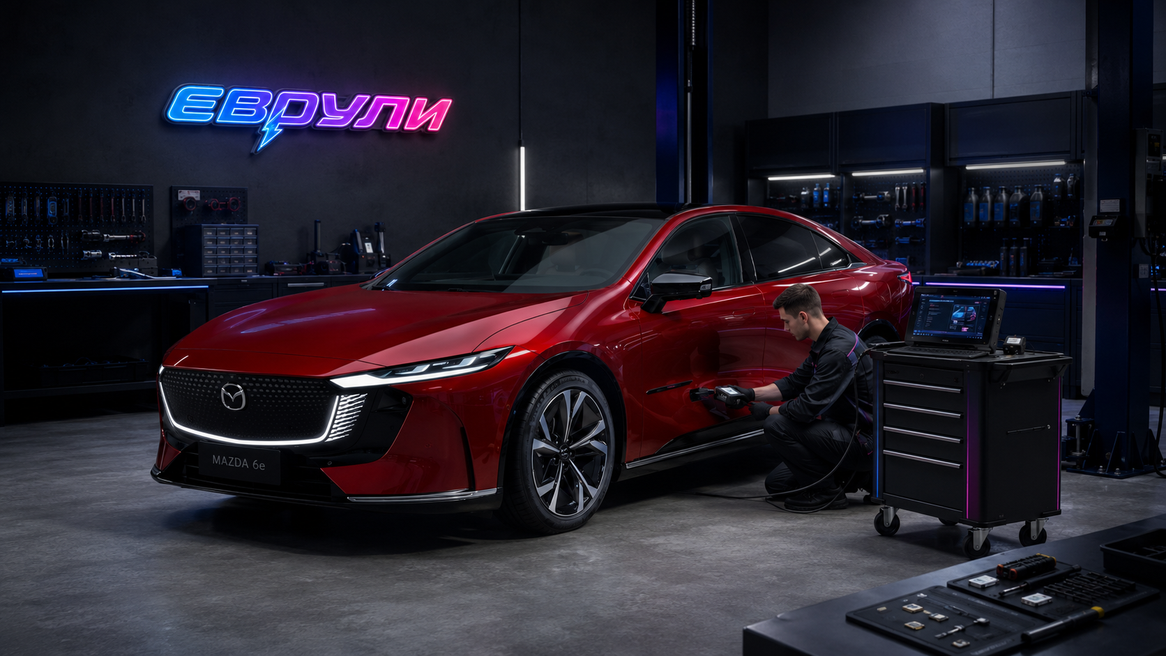 Установка SIM-карт в автомобили Mazda
