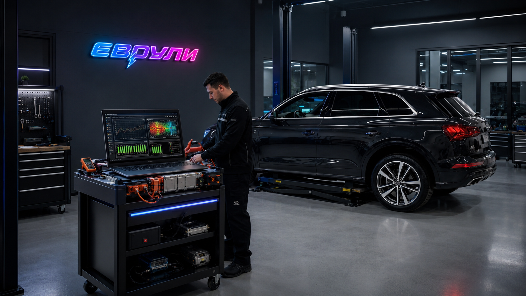 Диагностика высоковольтной батареи (BMS/ячейки)