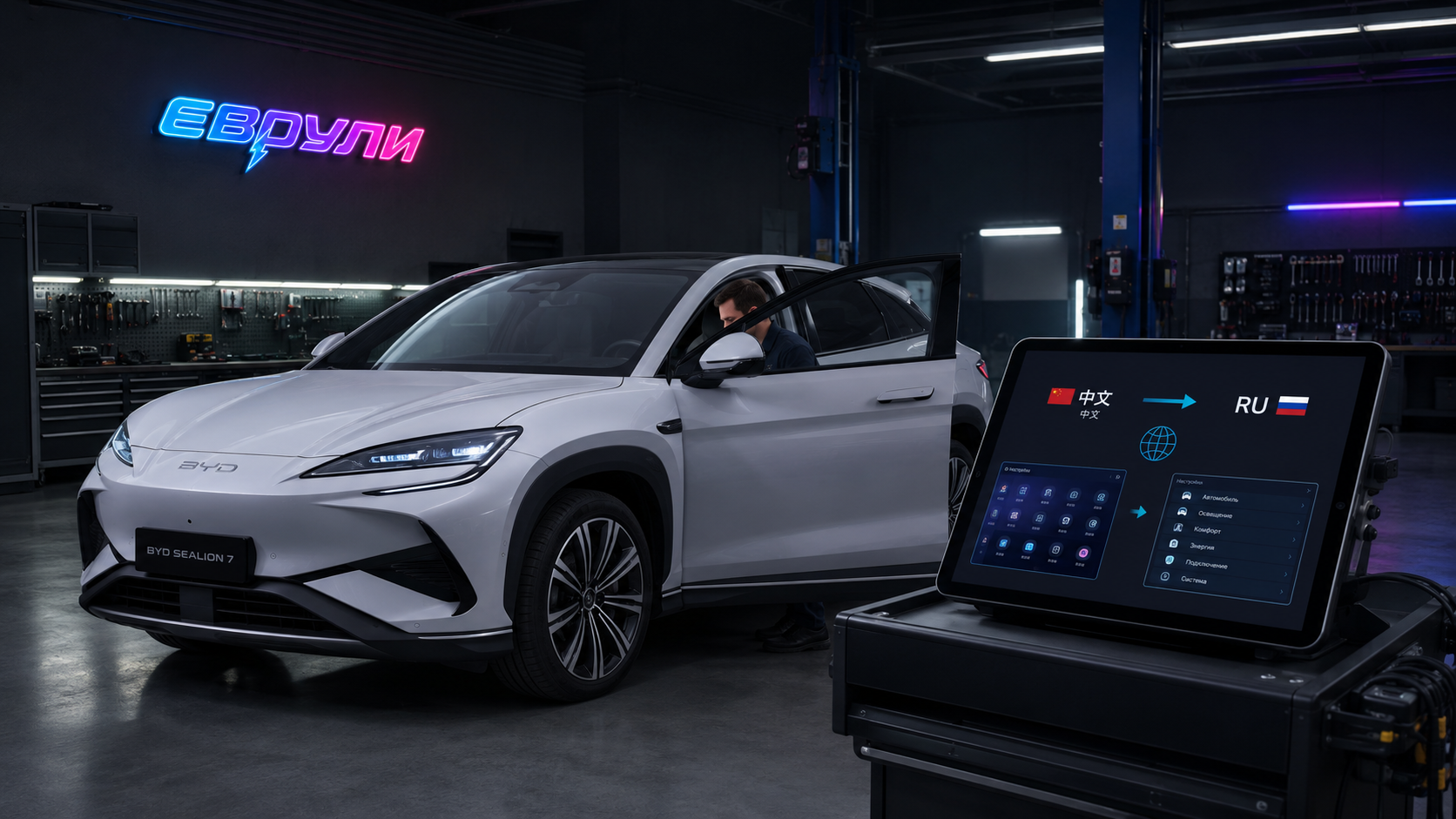Русификация BYD SeaLion 07