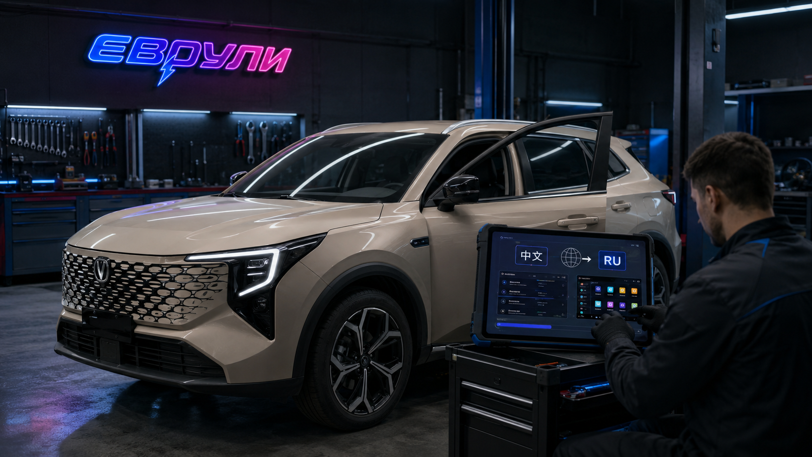 Русификация Changan CS55 Plus