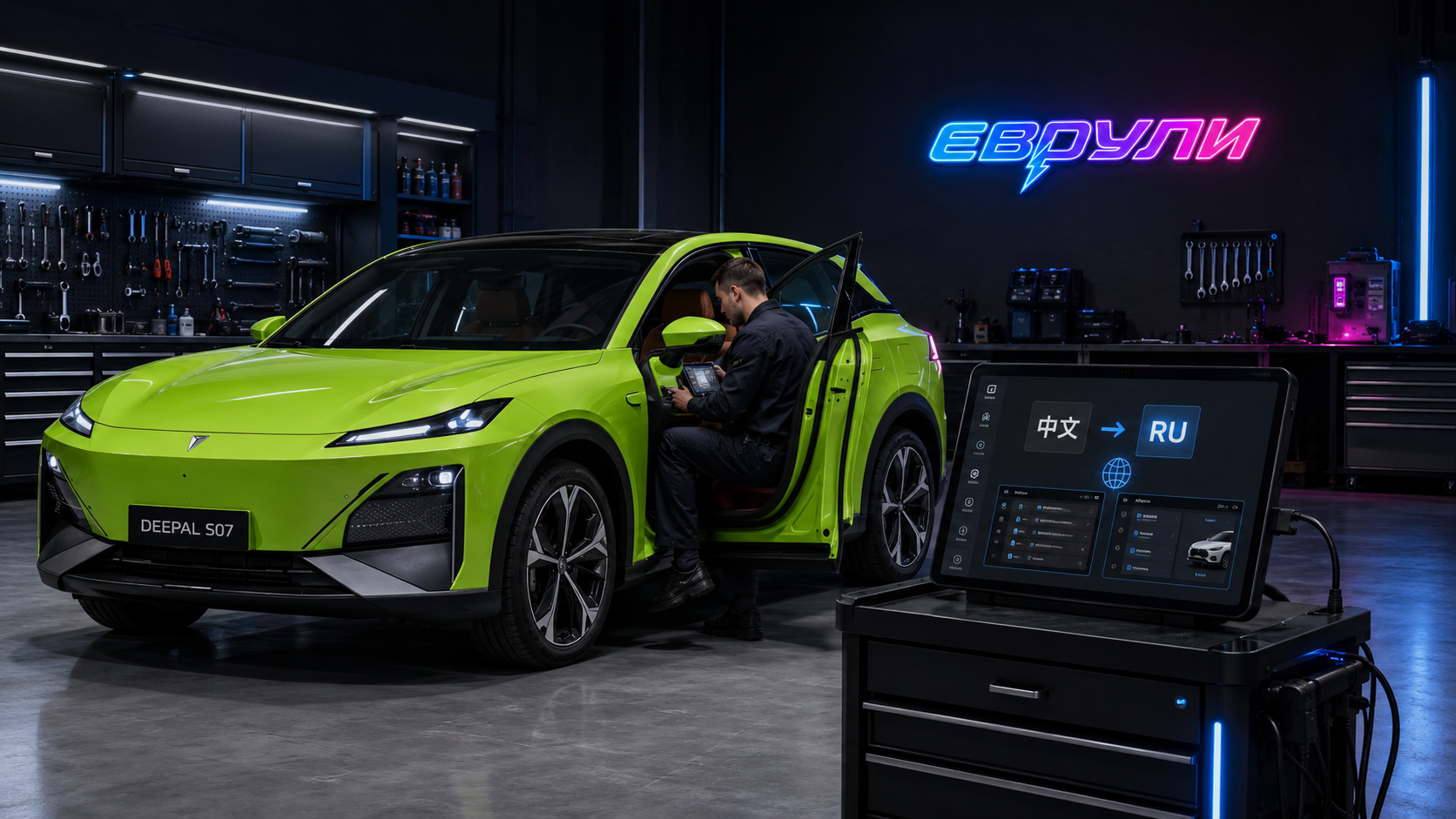 Русификация Changan Deepal S07
