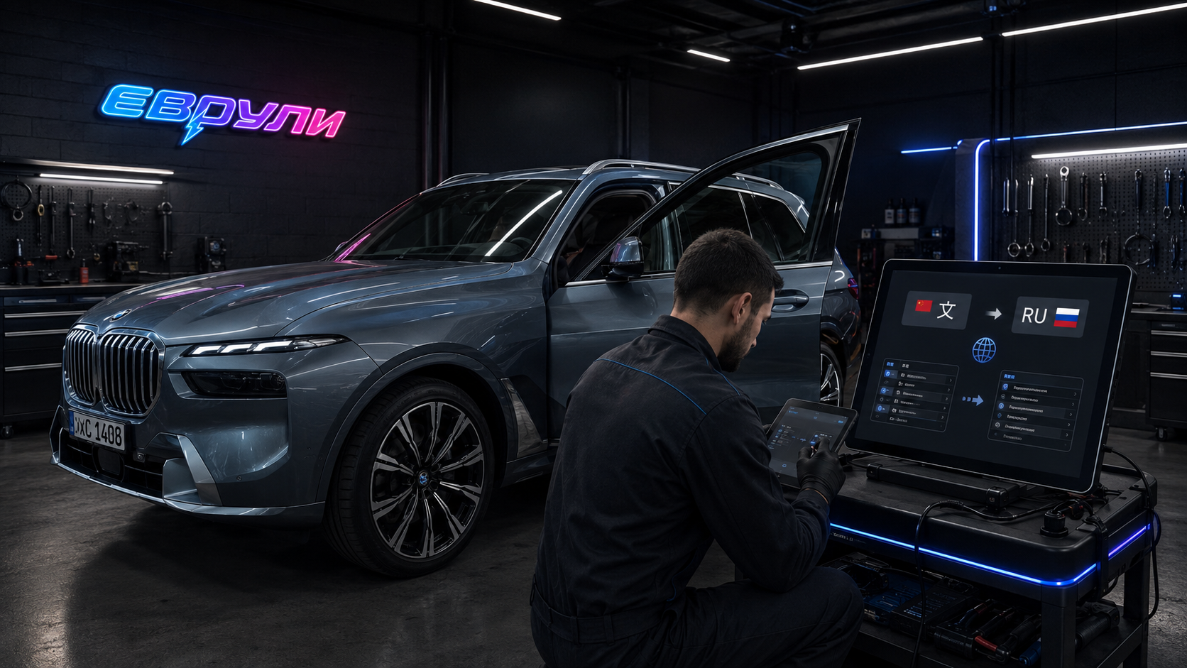 Русификация BMW X7