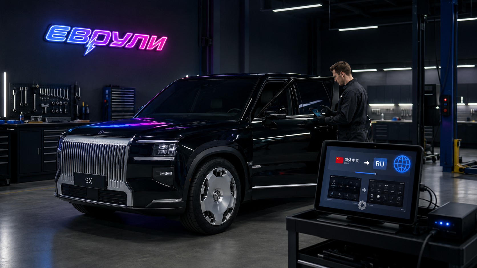 Русификация Zeekr 9X