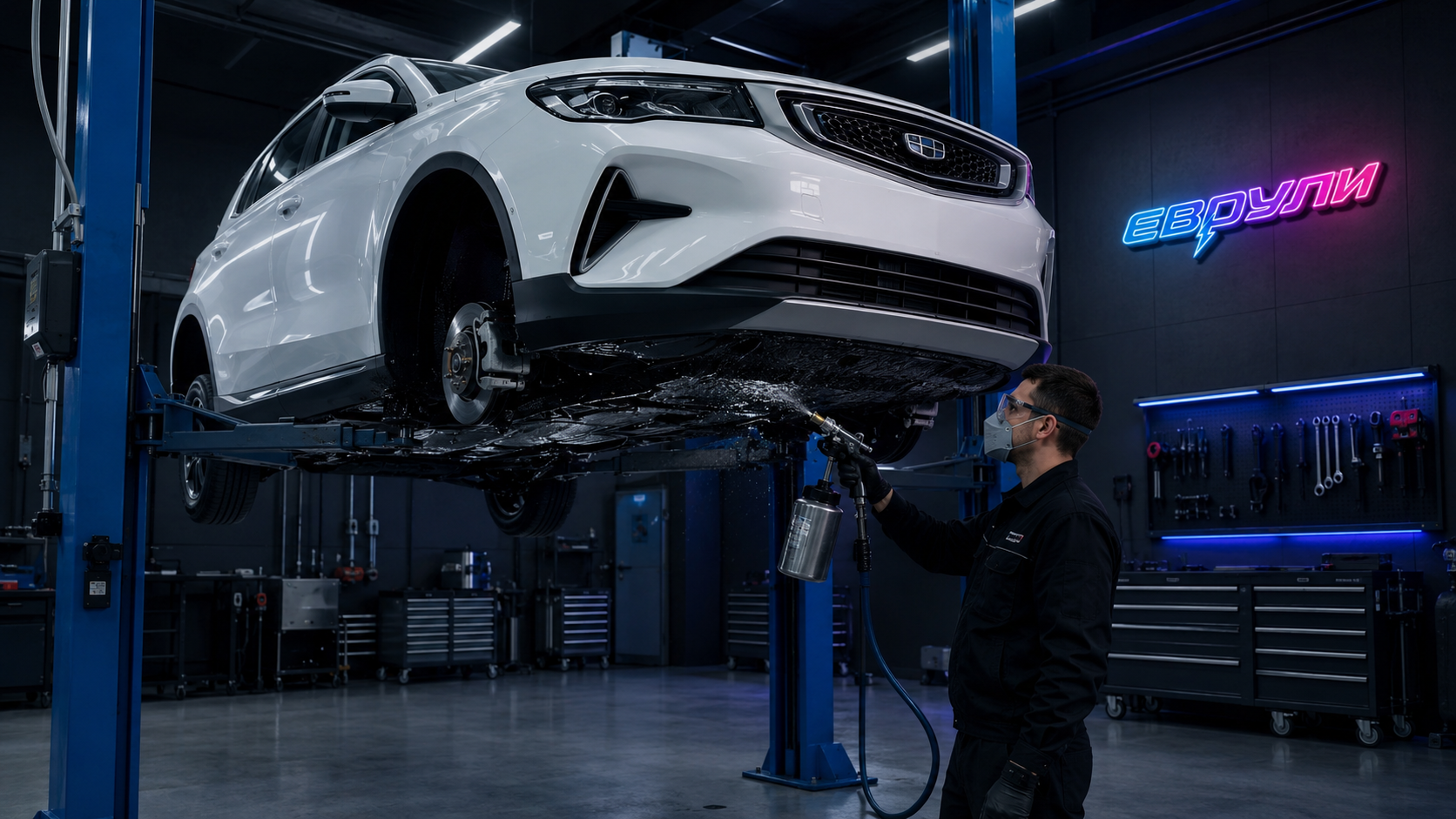 Антикоррозийная обработка Geely