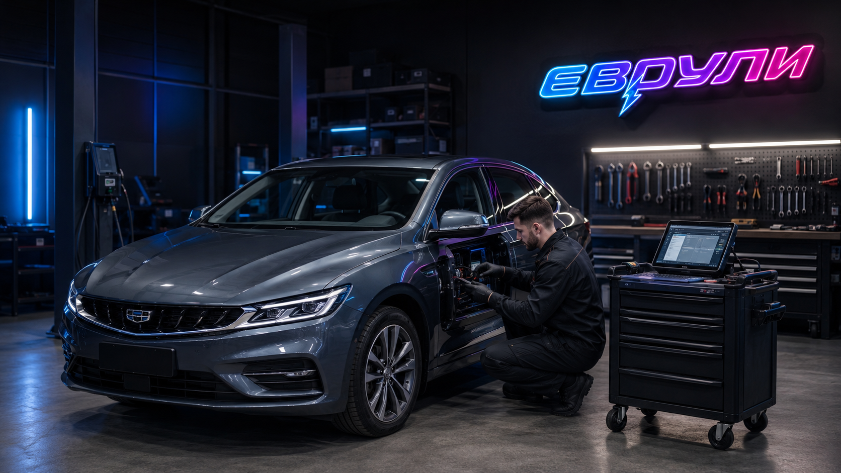 Установка SIM-карт в автомобили Geely